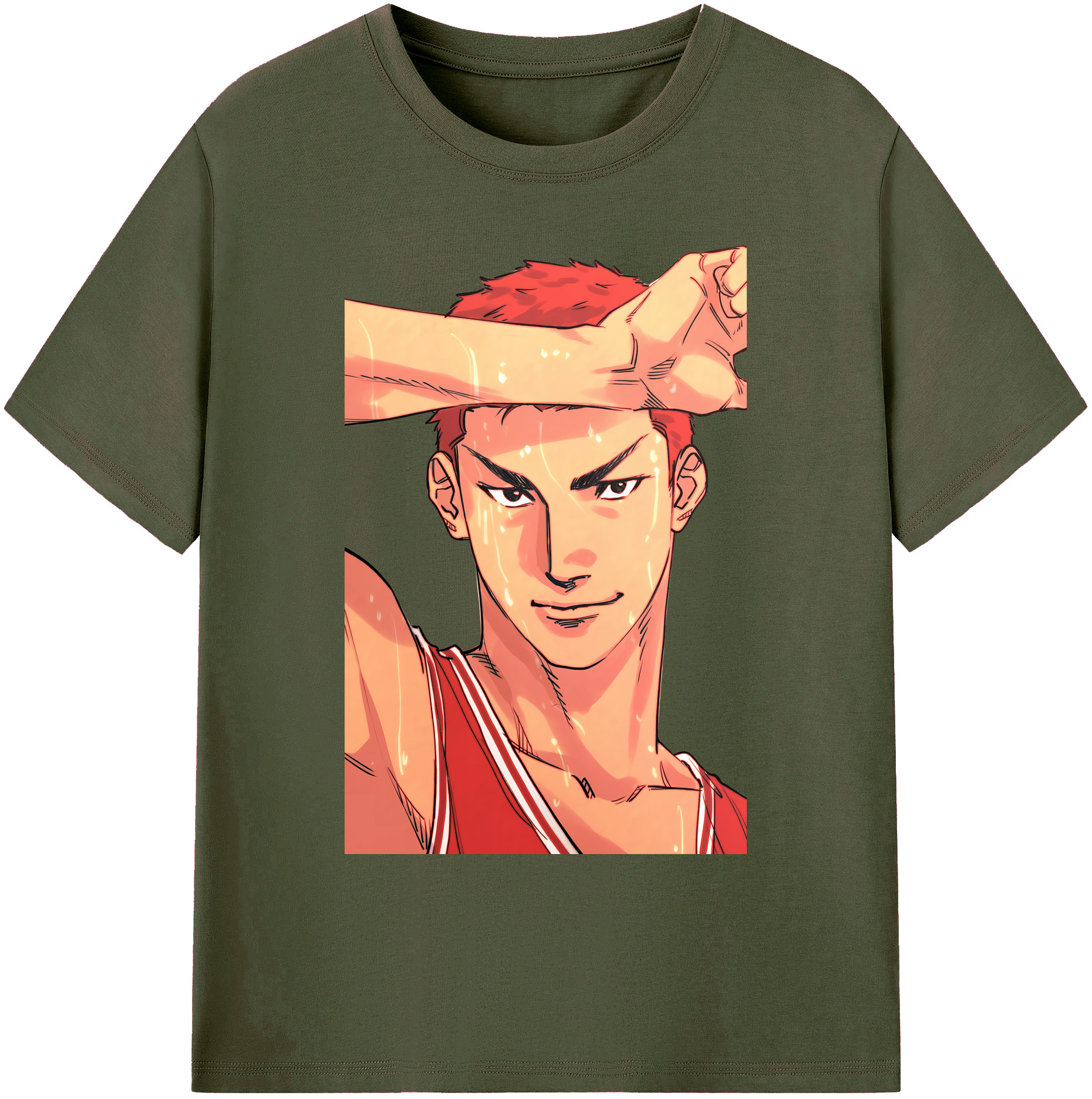 （画像用） SLAM DUNK／スラムダンク 綿100％ メンズ半袖Tシャツ｜肌触りやわらか＆通気性